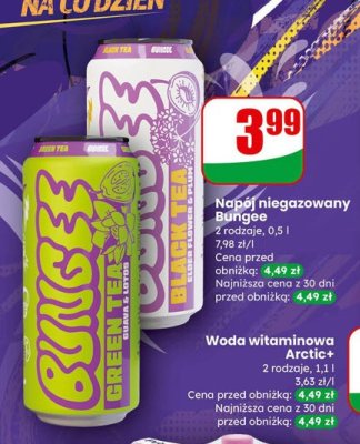 Napój niegazowany Bungee promocja w Dino