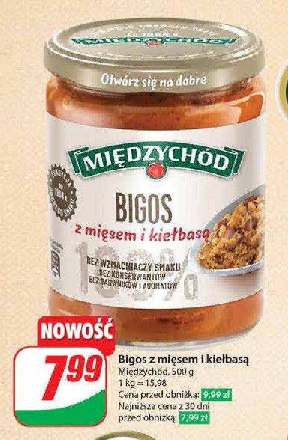 Bigos z mięsem i kiełbasą Międzychód promocja