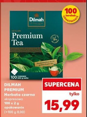Herbata Dilmah premium tea promocja w Kaufland