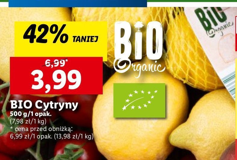 Cytryny bio promocja