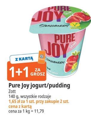 Jogurt/pudding Pure Joy promocja w Leclerc