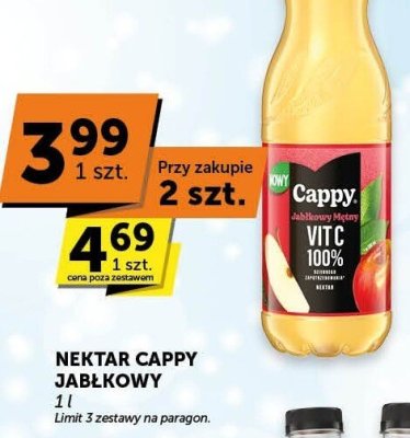 Nektar Cappy jabłkowy promocja w Groszek