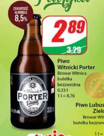 Piwo Lubuskie porter promocja