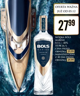 Wódka Bols Marine promocja w Dino