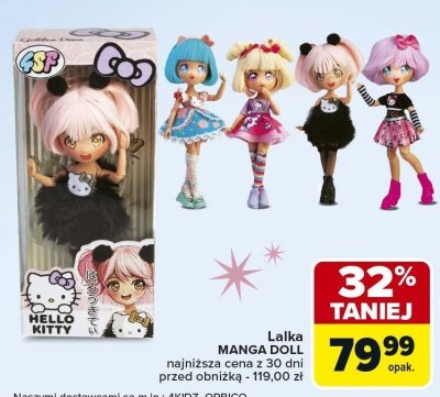 Lalka Manga Doll promocja w Carrefour