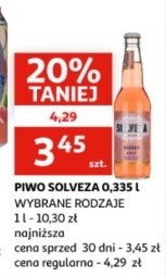 Piwo Solveza rosado promocja