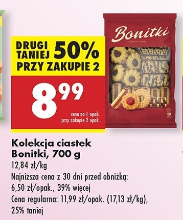 Kolekcja ciastek Bonitki promocja w Biedronka