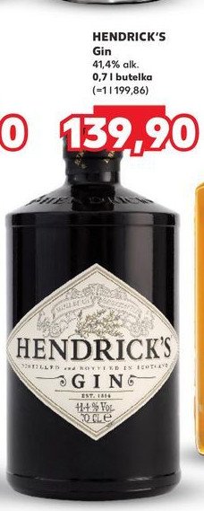 Gin Hendrick's gin promocja