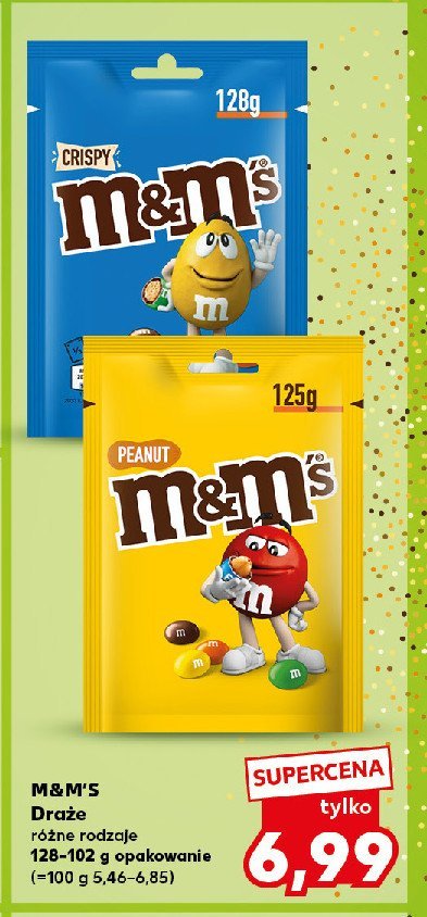 Draże crispy M&m's promocja