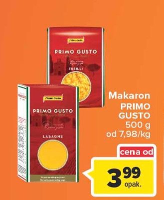 Makaron lasagne Melissa primo gusto promocja