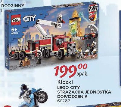Klocki strażacja jednostka dowodzenia 60282 Lego city promocja