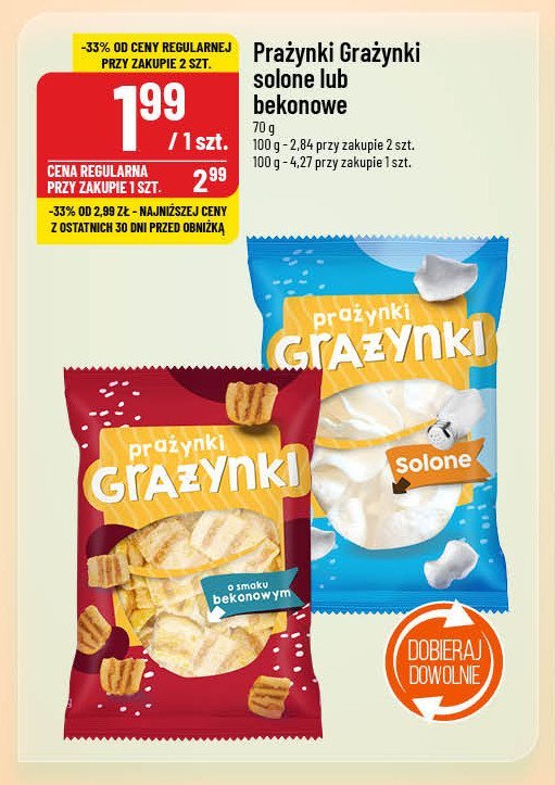 Prażynki solone Grażynki promocja w POLOmarket