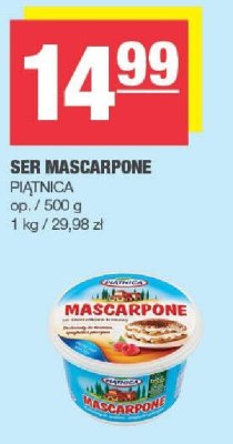 Ser Mascarpone Piątnica promocja w SPAR