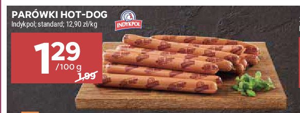 Parówki hot dog Indykpol promocja