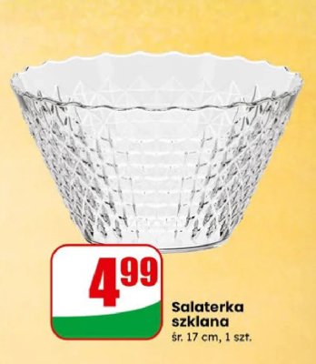 Salaterka szklana promocja w Dino