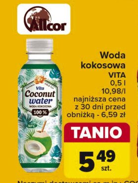 Woda kokosowa Vita promocja