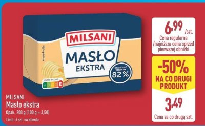 Masło ekstra  promocja w Aldi