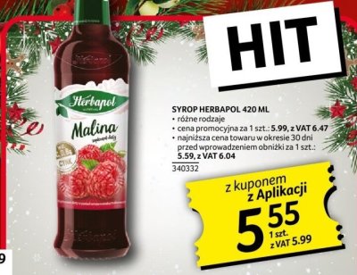 Syrop Herbapol 420ml promocja w Selgros