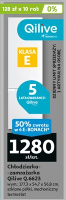 Chłodziarka-zamrażarka Qilive Q.6623 promocja w Auchan