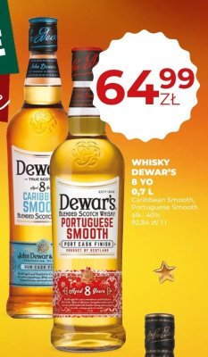 Whisky Dewar's 8 YO Portuguese Smooth 0,7 L promocja w Duży Ben