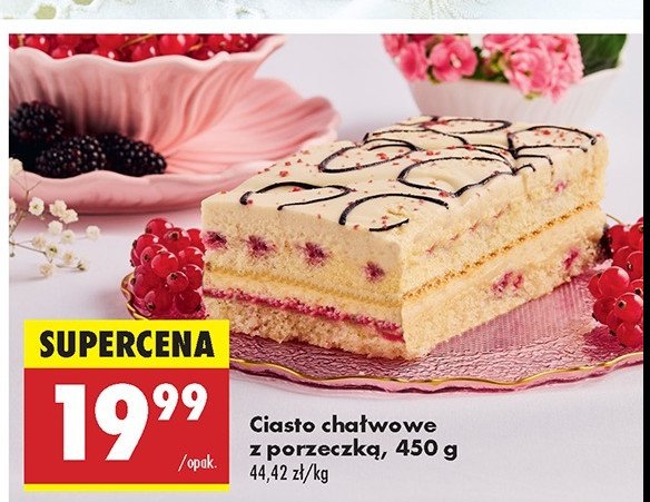 Ciasto cha艂wowe z porzeczk膮 promocja