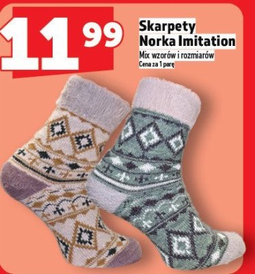 Skarpety Norka Imitation promocja w TOPAZ