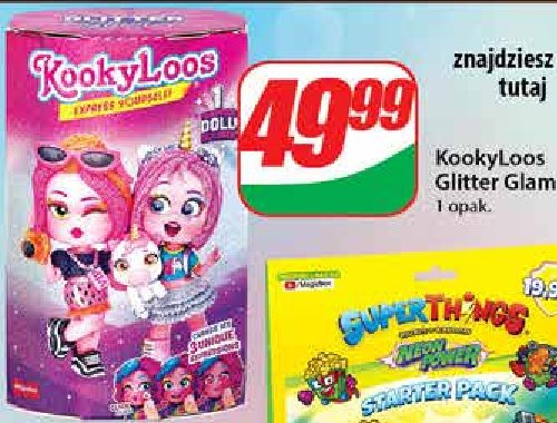 Lalka glitter glam Kookyloos promocja