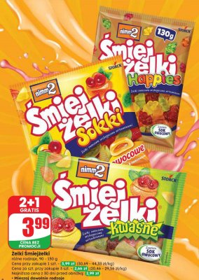 Żelki Śmiejżelki Sokki promocja w Dino