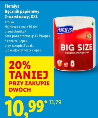 R臋cznik papierowy promocja w Lidl