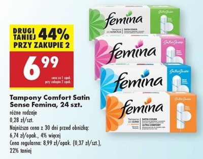 Tampony Femina Super Safe promocja