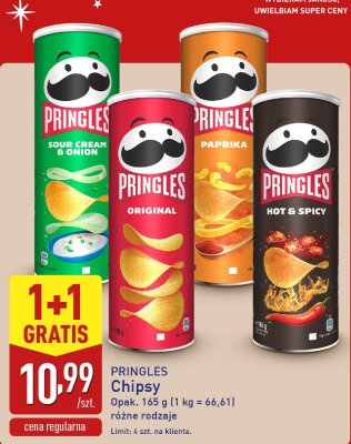 Chipsy Pringles Paprika promocja w Aldi