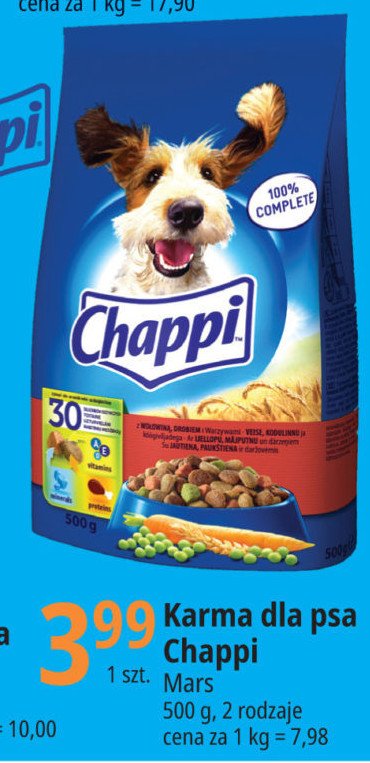 Karma dla psa z wo艂owin膮 Chappi promocja