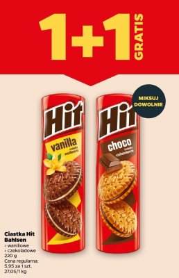 Ciastka Hit Bahlsen waniliowe promocja w Netto