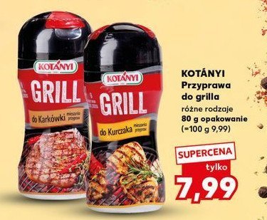 Przyprawa grill do kark贸wki Kotanyi promocja