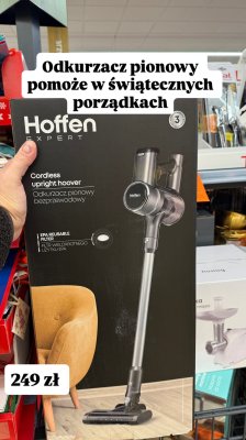 Odkurzacz pionowy bezprzewodowy Hoffen Expert promocja w Biedronka