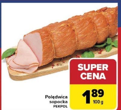 Polędwica sopocka Pekpol promocja w Carrefour Market