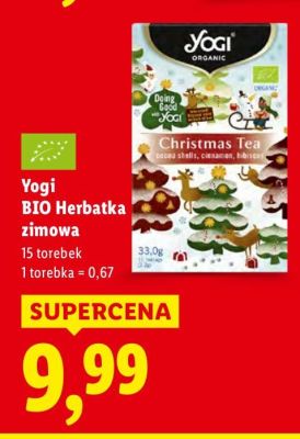Herbata Yogi BIO zimowa promocja w Lidl