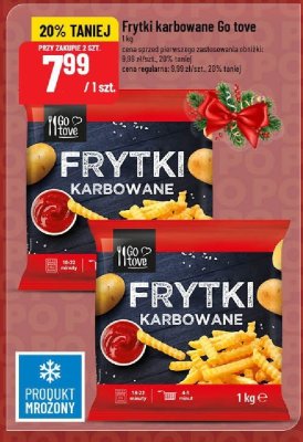 Frytki karbowane Go tove promocja w POLOmarket