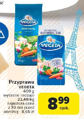 Przyprawa bez glutaminianu sodu Vegeta promocja