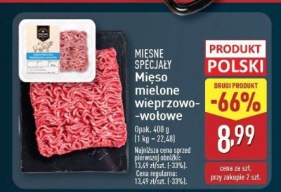 Mięso mielone wieprzowo wołowe Mięsne specjały promocja