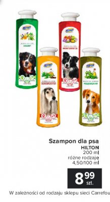 Szampon insektobójczy dla psów długowłosych Hilton promocja