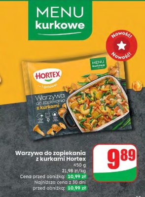 Warzywa do zapiekania z kurkami Hortex promocja w Dino
