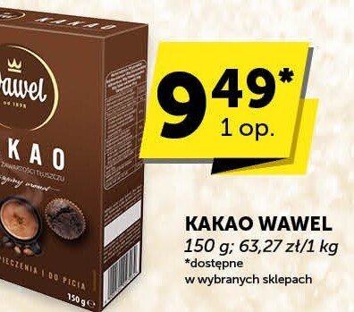 Kakao Wawel promocja w ABC