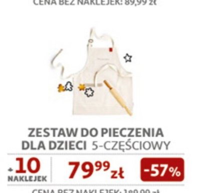 Zestaw do pieczenia dla dzieci KitchenAid 5-częściowy promocja w Auchan