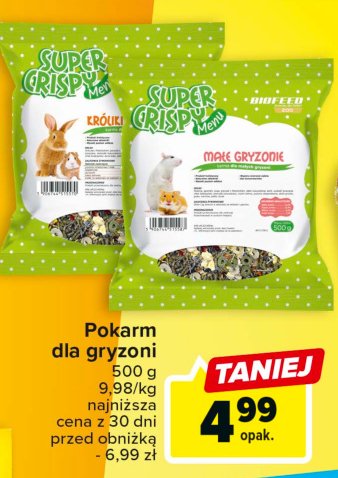 Pokarm dla kr贸lik贸w BIOFEED promocja