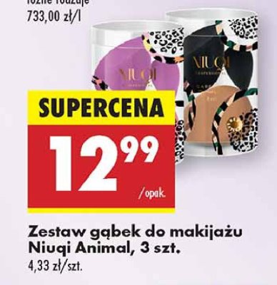 Gąbka do demakijażu Niuqi promocja