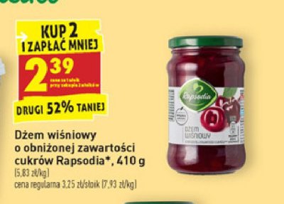 Dżem wiśniowy Rapsodia promocja