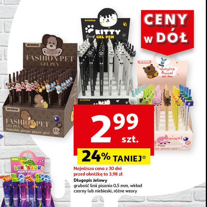 Długopis żelowy zwierzątko Erema promocja