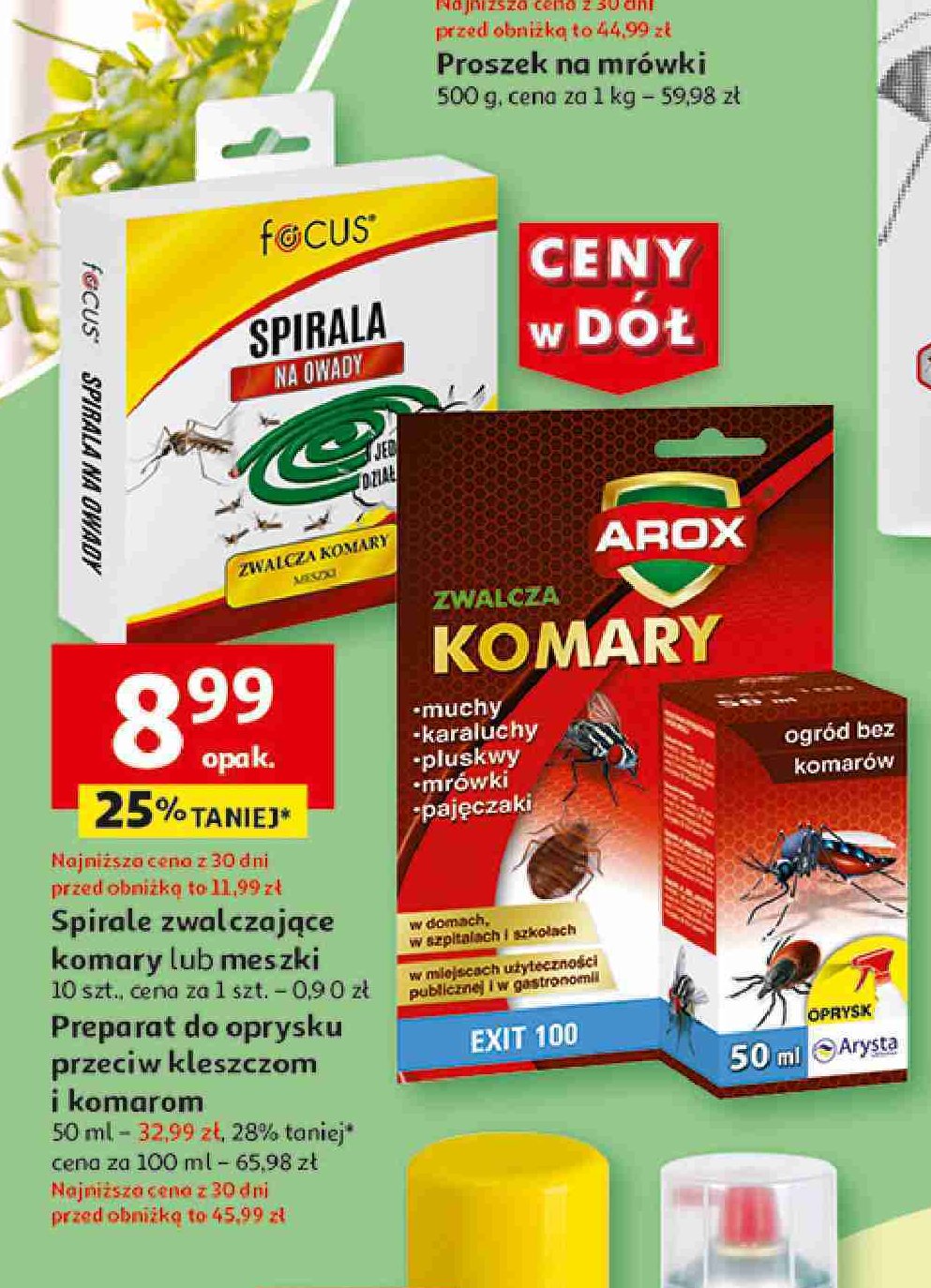 Preparat na owady lataj膮ce i biegaj膮ce fendona Arox promocja