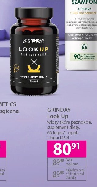 Suplement lookup Grinday promocja